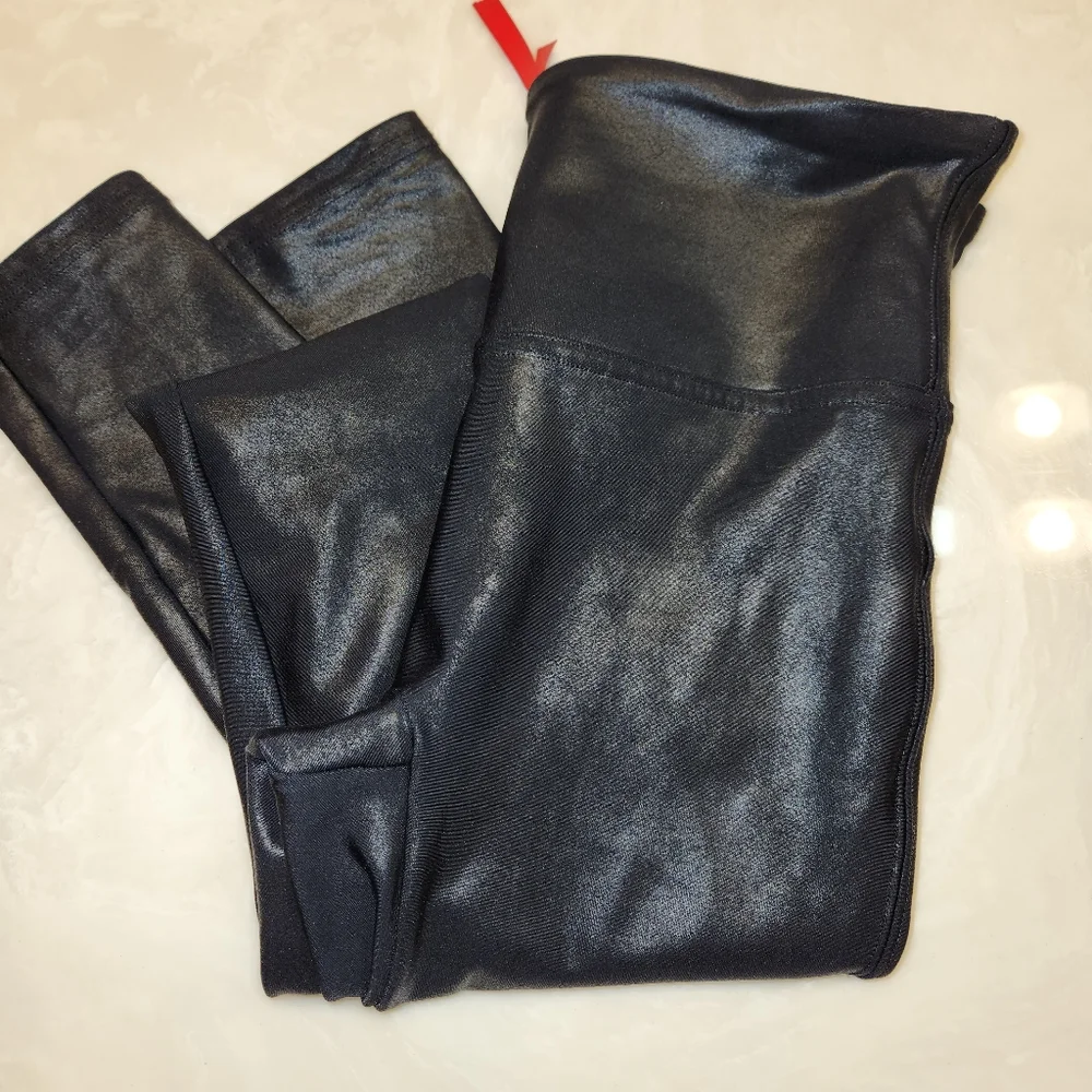 Spanx Faux Leather Leggings Size Small - Picture 13 of 16